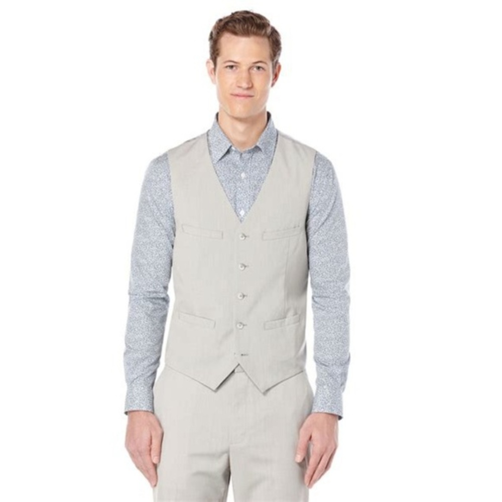 NWT Size XL Perry Ellis Regular Fit Suit Vest